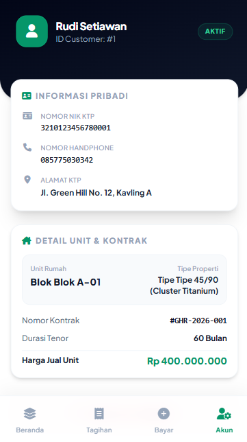 Form Upload Bukti Bayar HP
